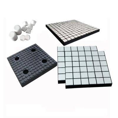 China Impact Resistant Ceramic Wear Tiles Cylinder Hexagonal Ceramic Rubber Composite Liner for sale