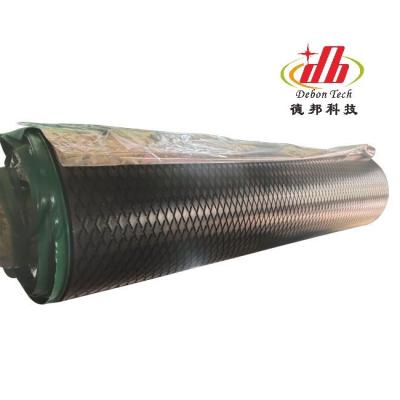 China Material de retardamiento de goma natural de retardamiento de la polea de la polea del transportador de la raspa de arenque en venta