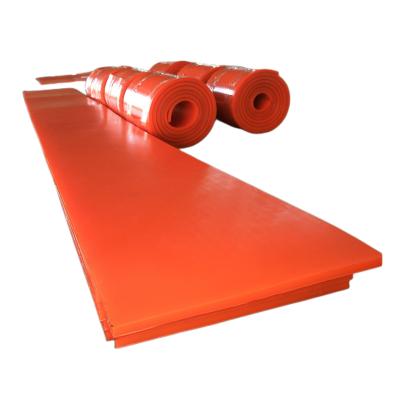 China Conveyor Rubber Polyurethane Skirting Board Customized Hardness Size zu verkaufen