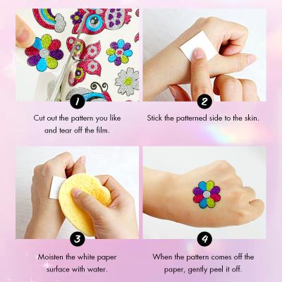 China Versatile Cute Glitter Waterproof Temporary Tattoo Sticker Sparkling Effects for sale