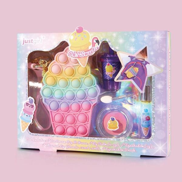 Quality Compact Children Makeup Set Toy Sweetie Pop It Purse Lovely Make Up Kit for sale