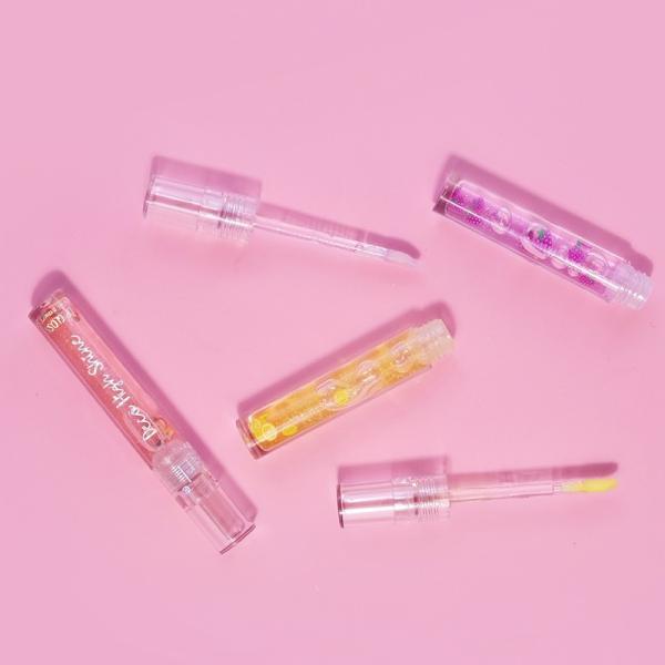 Quality OEM Moisturizing Clear Lip Oil Lovely Colorful Flavored Non Sticky for sale