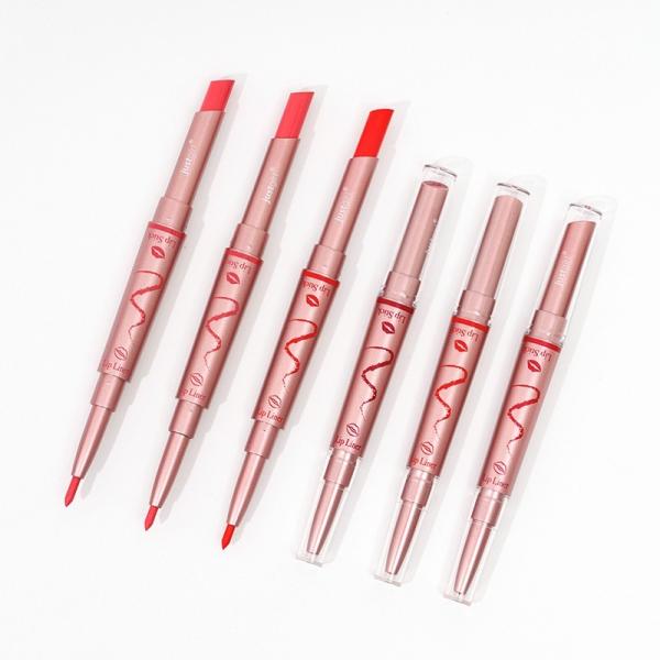 Quality Double Ended Exquisite Long Lasting Waterproof Lipstick Pencil Kit FDA Certified for sale