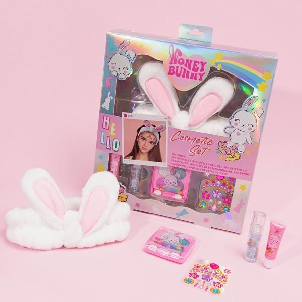 Quality Kids Makeup Kit With Cute Bunny Headband for sale