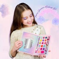 Quality BSCI Child Makeup Kit With Princess Makeup Toys Eyeshadows In Paper Packaging for sale