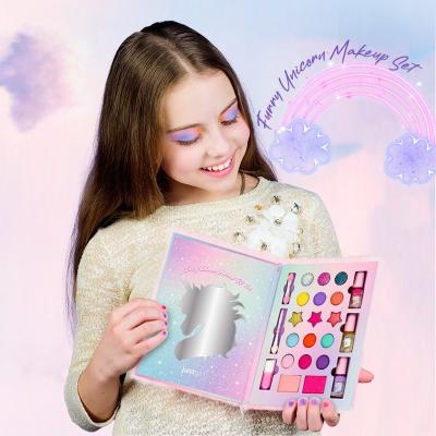 China BSCI Child Makeup Kit With Princess Makeup Toys Eyeshadows In Paper Packaging for sale
