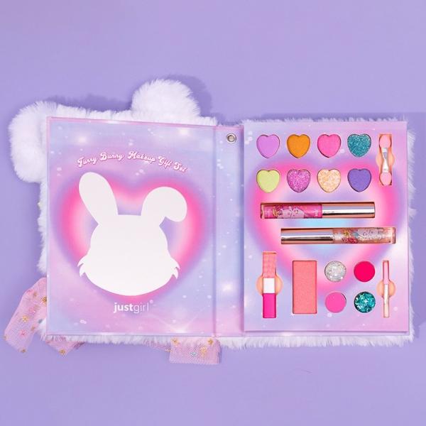 Quality Customization Make Up Play Set Furry Bunny Cute Makeup Gift Sets For Kids for sale