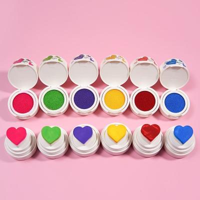 Chine 15 Options de couleur Couleur temporaire de cheveux Teinture de cœur Forme facile d'application à vendre