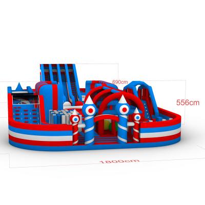 Chine Factory price new design pontoon inflatable car slide inflatable pool slide for adults à vendre