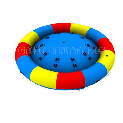 China Water Toy Inflatable Disco Boat Towable / Inflatable Flying Disco Boat For Water Sports zu verkaufen