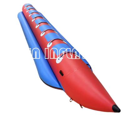 中国 2022 Aqua Park Water Sport 6/10/12 Person Flying Fish inflatable banana boat 販売のため