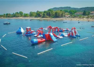China Hot Welding Inflatable Water Amusement Park , Blow Up Water Playground for sale