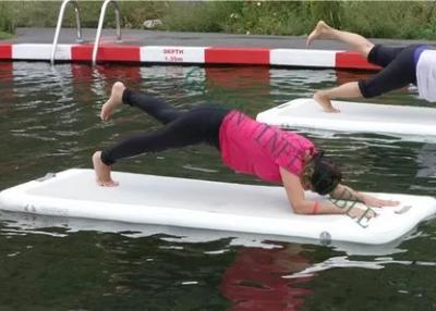 China Estera flotante inflable plegable de la yoga, estera los 220x85x15cm de la gimnasia del agua en venta