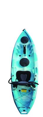 Chine 10ft Sit On Top Single Person Wild Water Fishing Kayak With Deluxe Seat And Fishing Find Hole à vendre