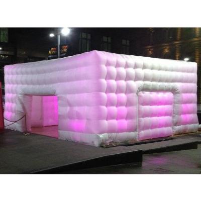 China Commercial Inflatable Outdoor Tents Customized Led Light event Tent For Party à venda