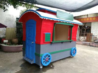 China Outdoor Cute Train Mobile Vending House CE Approved For Food / Coffee for sale