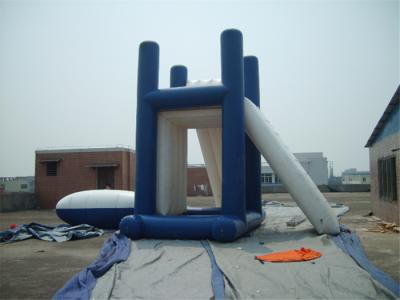 China Lead - Free Backyard Inflatable Water Games , Kids Inflatable Slide For Inground Pool for sale