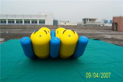 China 4 Seat Double Banana Boat Water Sport Hot Welding 5-10Years Service Life for sale