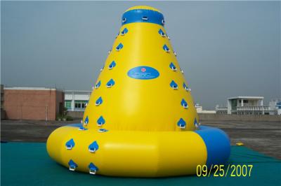 China Customized Size Inflatable Water Climbing Wall , Inflatable Water Sports Toys for sale