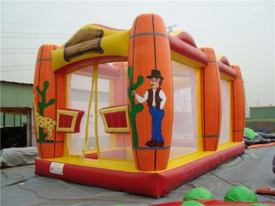 China Glof Games Sports Themed Bounce House , Sturdy Indoor Inflatable Bouncers for sale