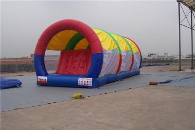 China Diapositiva inflable portátil de la piscina de agua, resbalón doble del carril y diapositiva para los jardines en venta