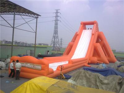 China Professional 56m Hippo Large Inflatable Slide For Adults Water Resistant for sale