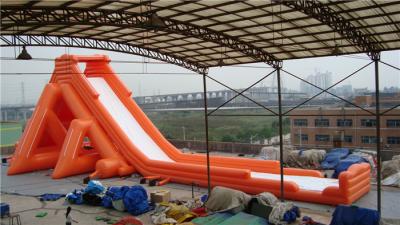 China PVC Tarpaulin Large Inflatable Slide , Inflatable Swimming Pool Slides for sale