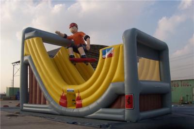 Китай Напечатанный экраном замок раздувного дома прыжка скольжения игрушек на открытом воздухе скача продается