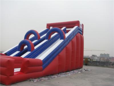 China Musement Park Giant Inflatable Water Slide For Rent Fire Resistance for sale