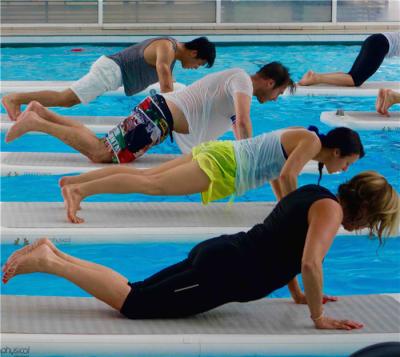 China Lightweight Water Aerobics Mat , Personalized Water Yoga Board Tearproof for sale