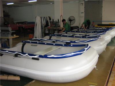 China 14.1 Ft Small Inflatable Water Games , Dive Inflatable Power Boat Abrasion Proof for sale