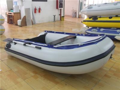 China Portable Double Small Blow Up Boat , Rigid Bottom Inflatable River Boats for sale