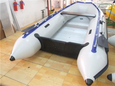 China Pvc Tarpaulin 12 Foot Inflatable Boat , Rigid Inflatable Dinghy For Adult for sale
