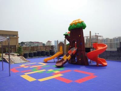 China Kids Playground Interlocking Sports Flooring System Environmentally Friendly for sale