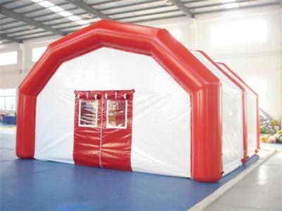 China Customized Color Inflatable Medical Tent , Inflatable Cube Tent For Emergency for sale