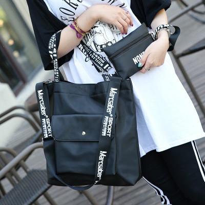 China New Ladies Fashion Bags Cool Big Capacity Letter Handbags wholesale polyester shoulder bag for sale