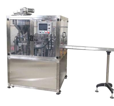 China Double Heads Rotary Cup Filling Sealing Machine Plastic Tube Ketchup Sauce Cup Filling Sealing for sale
