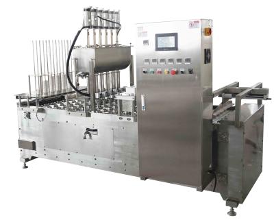 China 2.2KW Automatic Plastic Cup Sealing Machine High Accuracy Liquid Filling Machine for sale