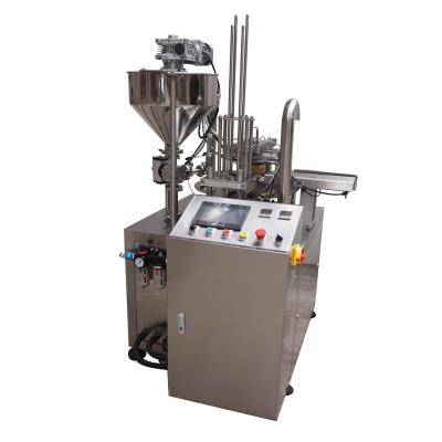 China 2.5-350ml Rotary Cup Filling Sealing Machine For Fruit Juice for sale