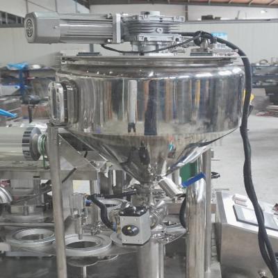 China 2.2kw PP Cup Sealing Machine voor 100-500ml melk thee verpakking Te koop