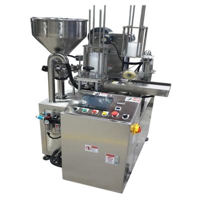 China PLC Control Milk Filling And Sealing Machine With ≤±1% Filling Accuracy for sale