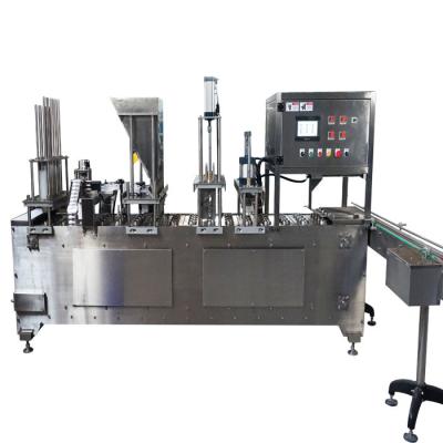China 4-6 Heads Tray Filling Machine For Oat Granules Packaging With ±1% Filling Accuracy for sale