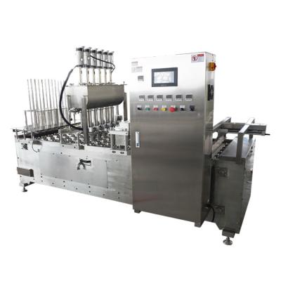 China Salad Dressing Tray Filling Equipment With ±1% Filling Accuracy for sale