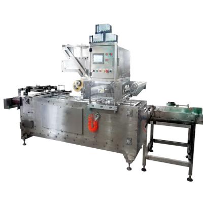 China Cooked Food Vacuum Tray Sealer Machine , 380V Lunch Tray Sealing Machine for sale