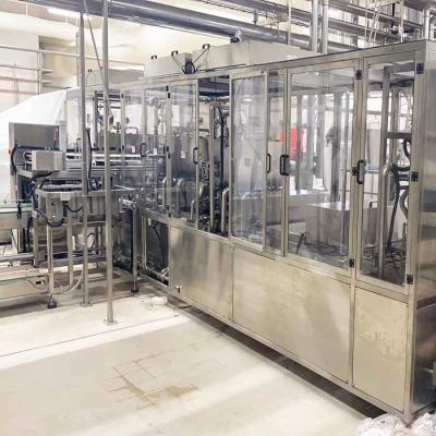 China Maschine zur Verpackung von griechischen Joghurtbehältern 30-60 Trays/Min zu verkaufen