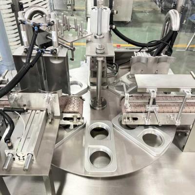 China Máquina automática de vedação de copos de aço inoxidável para copos de espessura de 0,3-0,5 mm à venda