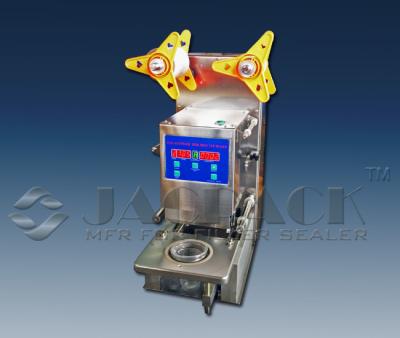 China Automatische Yogurt Cup Filling Sealing Machine 3000-4000pcs/h Temperatuur 0-85.C Te koop