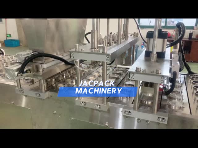 Oatmeal Cup Filler Packaging Machine with 20-50 Cups/min Capacity