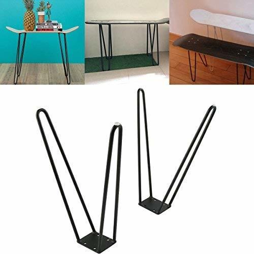 Quality Contemporary Hairpin Table Legs Made of Solid Iron Bar for Modern Furniture for sale