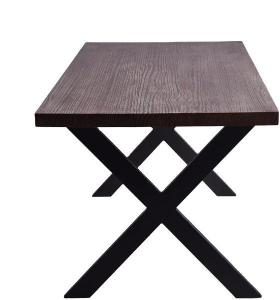 Quality Furniture Base Part Metal Table Legs Sturdy Table Black Powder Coating for sale